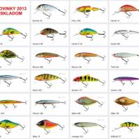 Novinky voblerov salmo SKLADOM!! Kompletn� sortiment WOBLEROV 2013SALMO - ve�kosklad SPORTS za�al distrib�ciu do maloobchodnej siete.