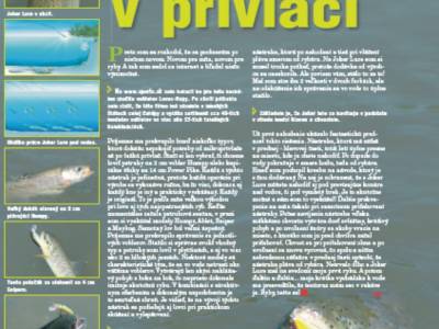 Článok o prívlači - váš príspevok