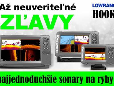 Sonary Lowrance - takéto zľavy ste ešte nezažili!