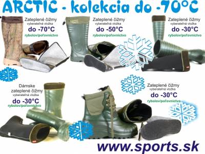 Čižmy do -70°C – zmrznú až po Vás.... Rybári, poľovníci už Vám nebude zima na nohy!