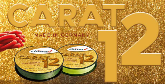 Najlepšia šnúra na svete Carat 12 v ponuke SPORTS-u - už čoskoro! Najlepšia šnúra na svete Carat 12 v ponuke SPORTS-u - už čoskoro!