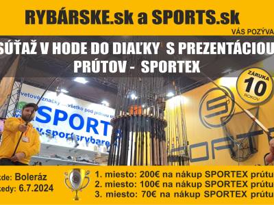 Sportex Boleráz - súťaž v hode do diaľky a prezentácia prútov