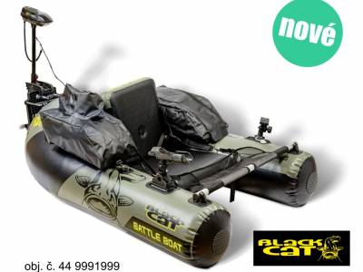 Novinka: Belly boat Black Cat set s elektromotorom BC2400