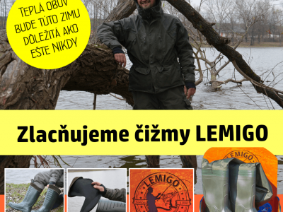 Zlacňujeme čižmy Lemigo