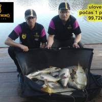 99,72kg uloven�ch r�b za jeden pretek - Browning to najlep�ie na feeder