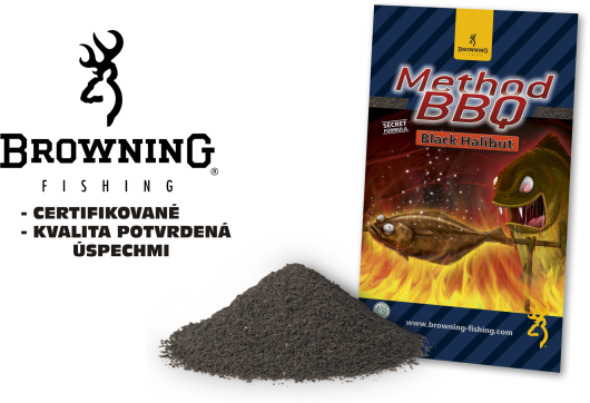 Náš tip: Krmivo na lov kapra Browning Method BBQ Náš tip: Krmivo na lov kapra Browning Method BBQ