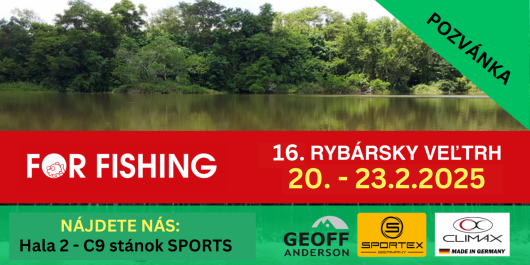 Stánok Sports na veľtrhu For Fishing 2025