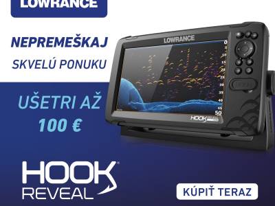 Promo akcia na Lowrance Hook Reveal: uetrite a 100eur od 1.8. do 30.9.2023