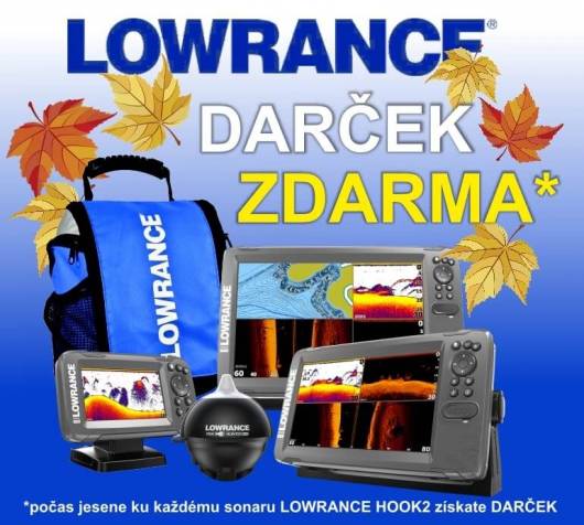 Jesenn kampa: Zskajte k sonaru Lowrance darek ZDARMA!