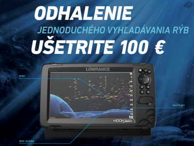 Predlžujeme cashback na sonary HOOK Reveal