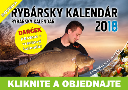 Rybársky kalendár 2018 s receptami + DARČEK GRÁTIS Rybársky kalendár 2018 s receptami + DARČEK GRÁTIS