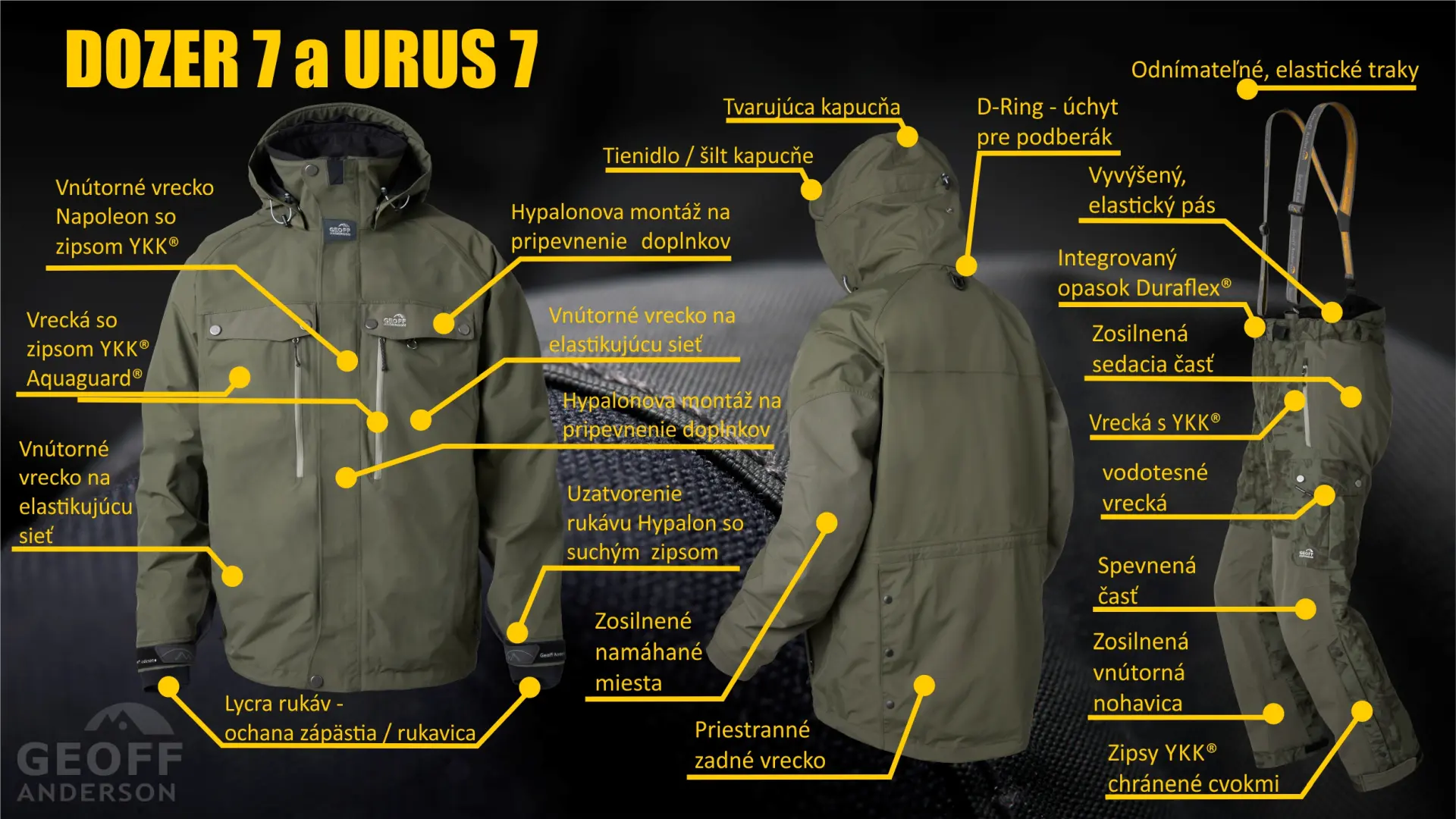 Novinka Dozer 7 a Urus 7 - 100% nepremokav� ryb�rske oble�enie