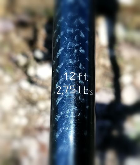 sportex graphenon carp - detail prútu