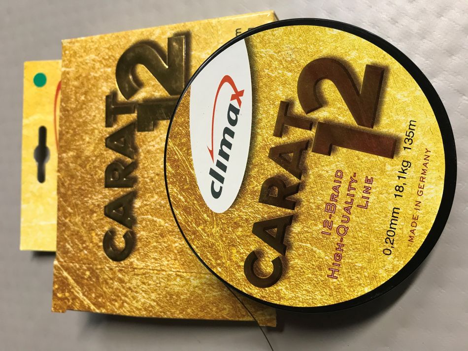 Pletená šnúra CLIMAX Carat 12 - tmavo zelená / 135m