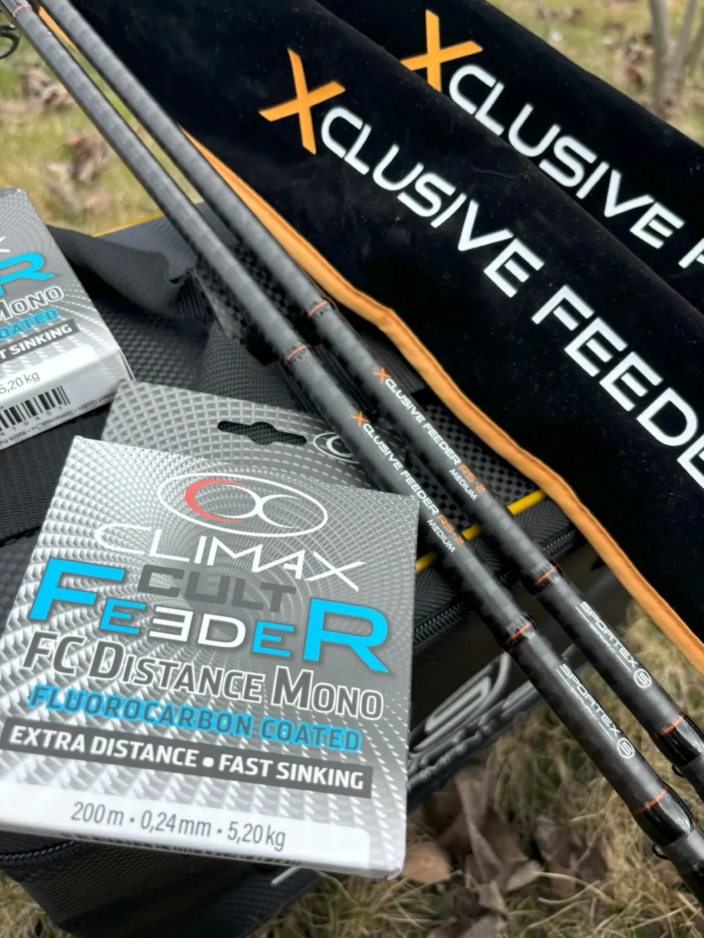 Hned� feederov� vlasec Climax Cult Feeder Distance Mono 200m