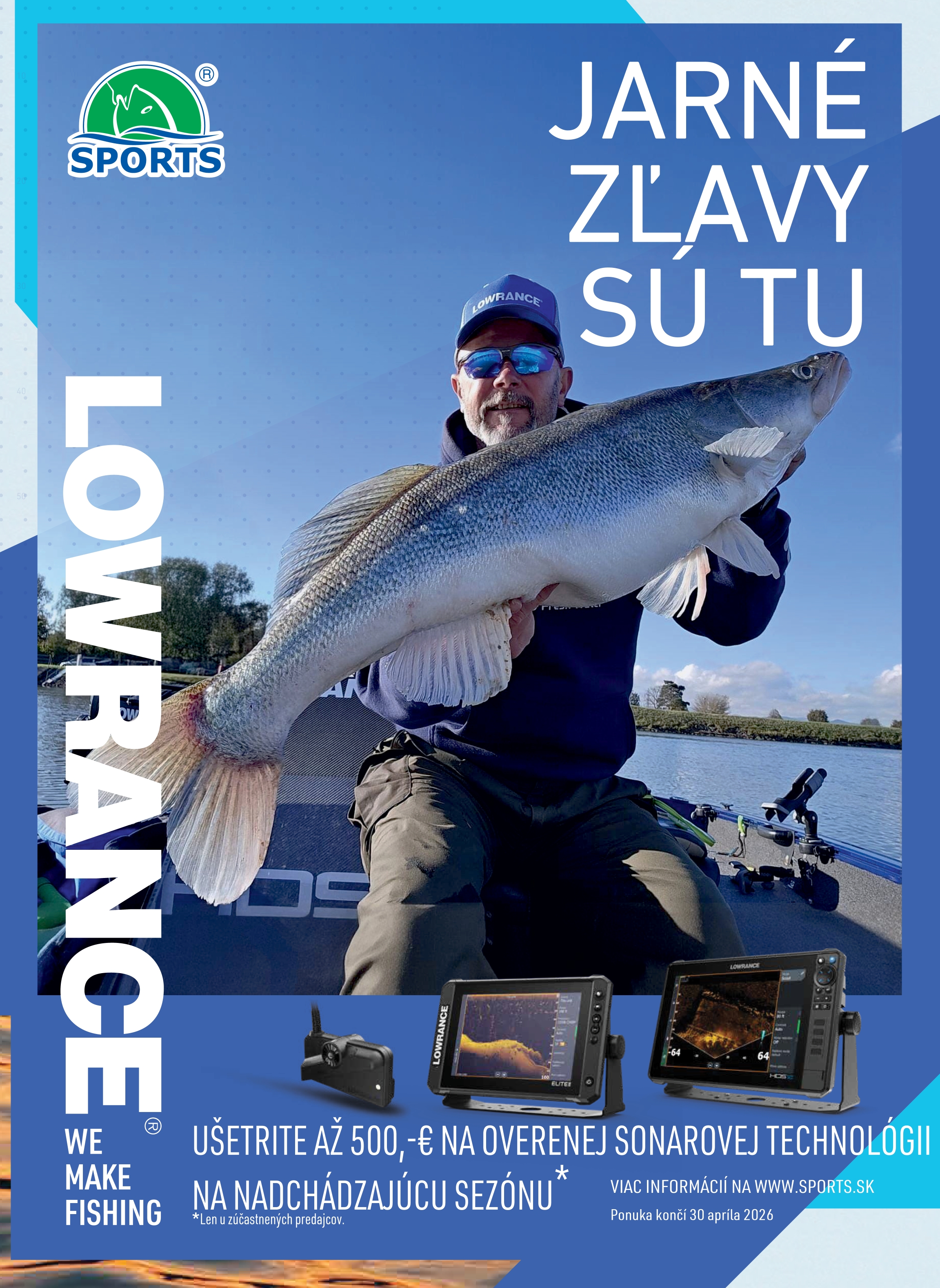Akcia na echoloty a navig�cie: Jarn� z�avy Lowrance, Simrad a B&G s� tu!