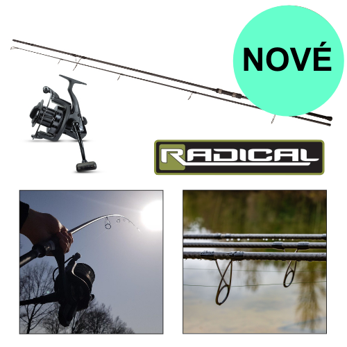 Radical kaprový set navijak 14 000 + prút 3,6m/3,5lbs