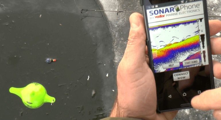 nahadzovaci sonar vexilar - lov na dierkach