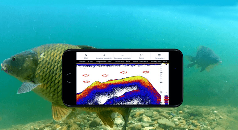 nahadzovaci sonar ukazka zobrazenia