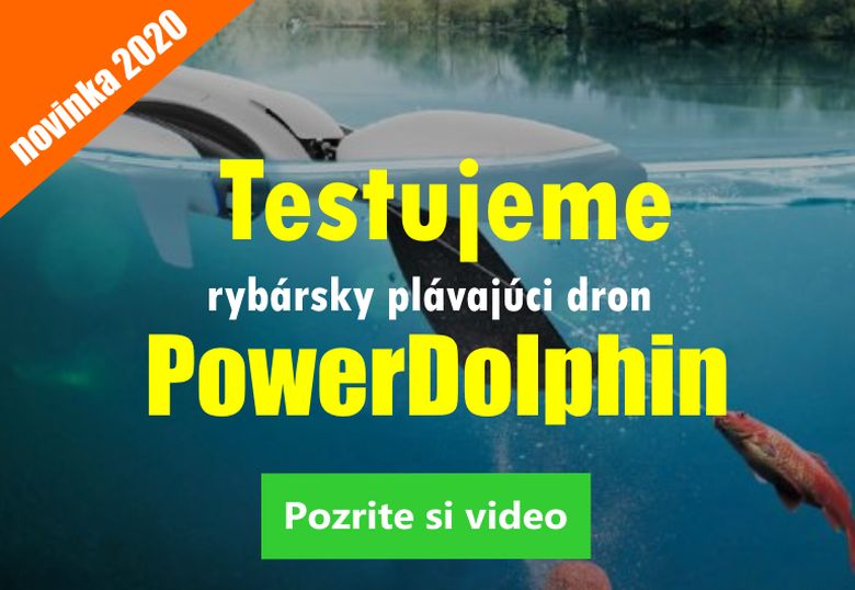 Novinka: rybársky plávajúci dron PowerDolphin