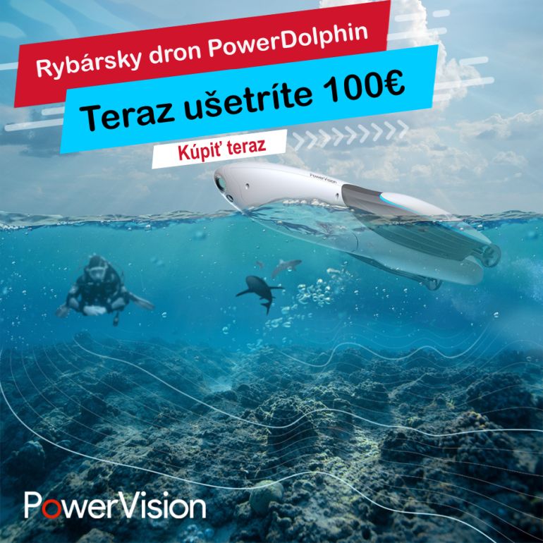 plávajúci dron PowerDolphin