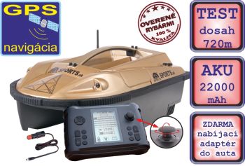 Zavážacia loďka Prisma 6 + sonar + GPS SET