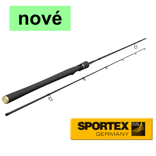 Prívlačové prúty SPORTEX Curve Spin RS-2 / 2-diel