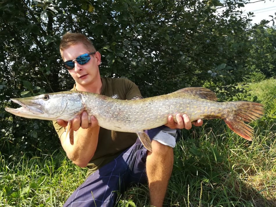 úlovok jakuba sáblíka s prútom Tiboron