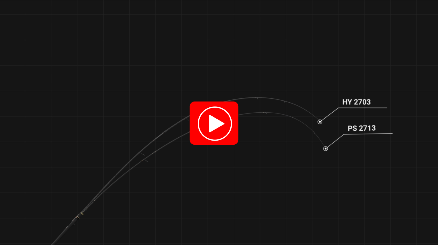 Hydra Spirit 2,70m, 60g (HY 2703) vs Curve RS-2 2,70m, 60g (PS 2713)