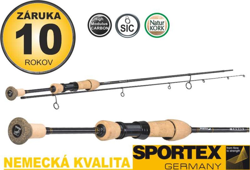 Prívlačové prúty SPORTEX Mystix Trout UL 2-diel 188cm / 0,7-7g