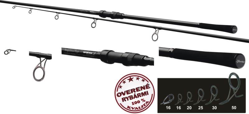 Rybársky prút - COMPETITION Carp 3,65m, 3,00lb, 2 diel