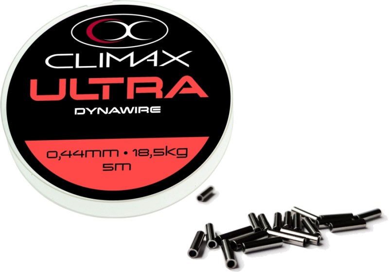 Oceľová šnúra Climax DYNAWIRE 5m + 20ks trubičiek Priemer: 0,29mm Nosnosť: 9,5kg