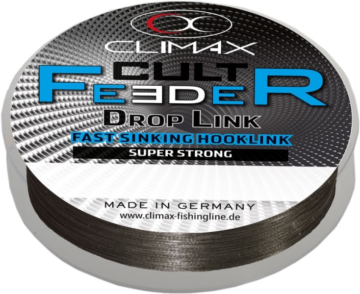CLIMAX CULT Feeder Droplink potápavá šnúra šedá 10m Priemer: 0,09mm / 4,1kg