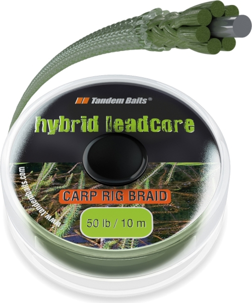FC Hybrid Leadcore 50 lb / 10 m farba trávy