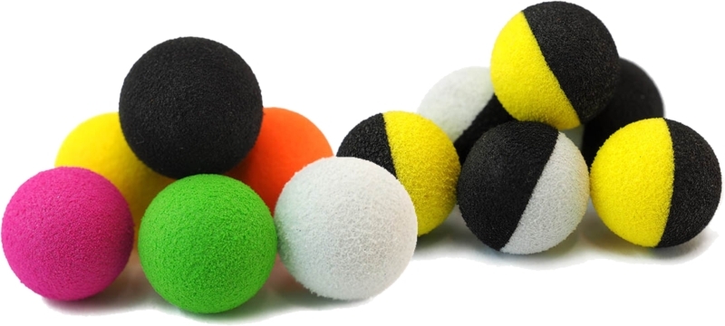 Nástraha - Zig-Balls 10 mm / 6 ks -Tandem Baits farba fluo biela