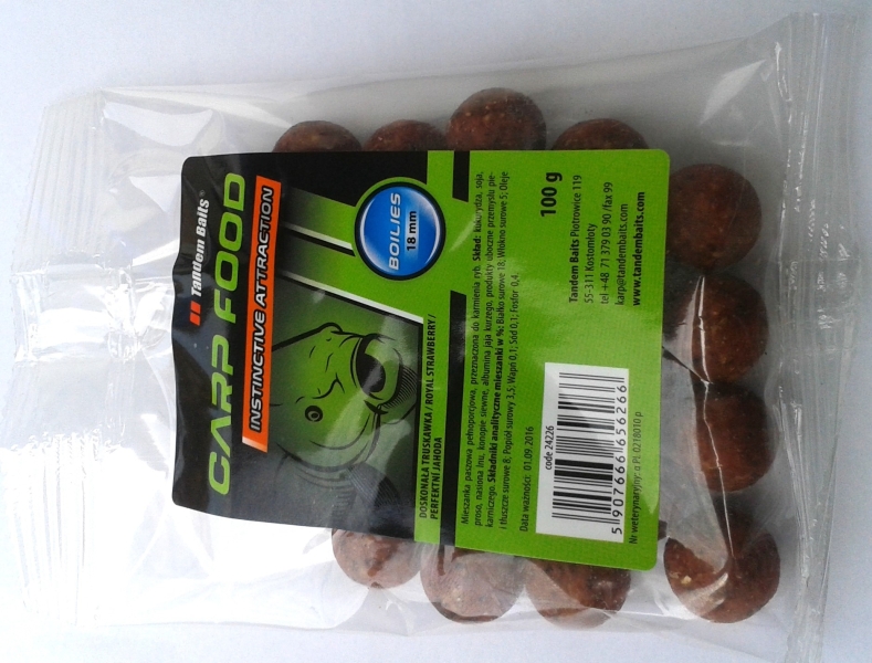 CF Boilies 18mm 100g (Banánový Krém)