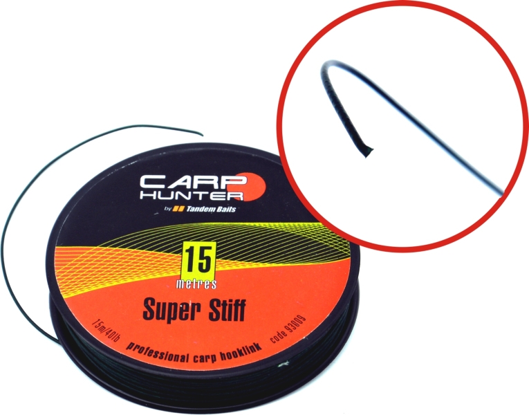 CH kaprová nadväzcová šnúra Super Stiff 15 m/25 lb (15m/)