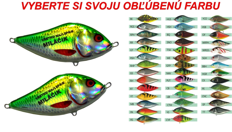 Rybárska magnetka wobler - Všetko najlepšie miláčik (Farba:)