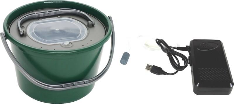 Okysličovač AA Batterie alebo USB + Vedro Vedro 18L