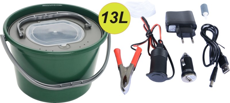 Okysličovač AA Batterie, USB, 230V + Vedro Vedro 18L