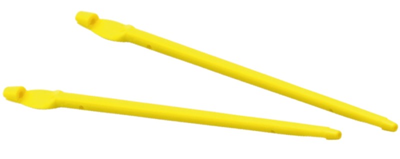 Obojstranný uvoľňovač háčikov - žltý 16,5cm 2ks