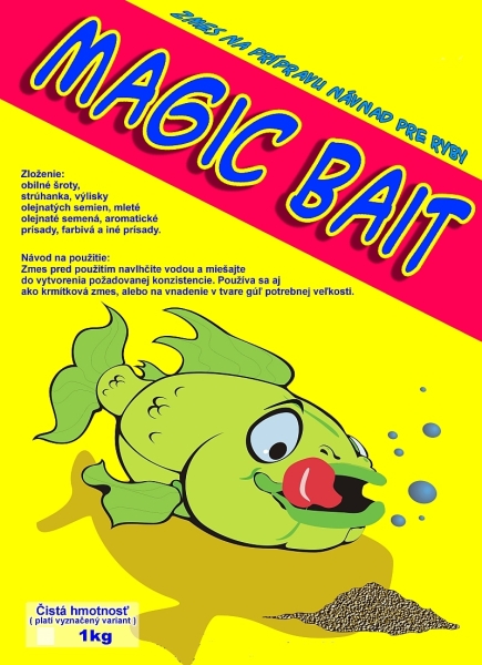 Krmítková zmes, krmivo Magic Bait 1kg (PLESKÁČ)