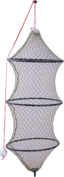 Prechovávacia sieťka na ryby 125cm, šírka 50cm, 3 kruhy