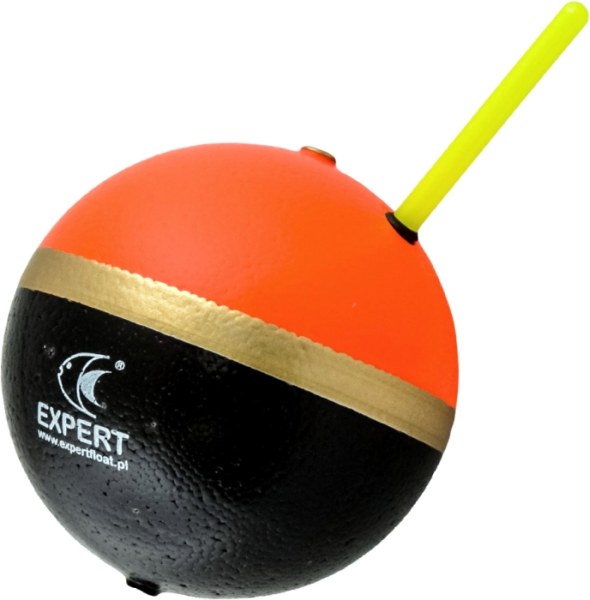 Rybárske plaváky EXPERT na dravce priebežný, guľatý 70g priemer 6,0cm 1ks
