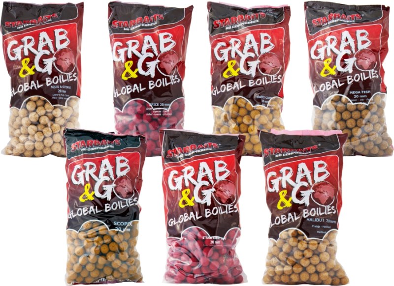 Starbaits Global Boilies 20mm / 2,5kg Strowb Jam