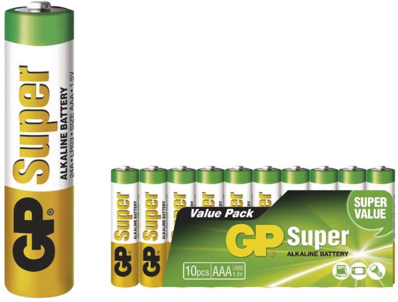 Batéria LR03 GP SUPER AAA - 10ks bal/cena za 1ks