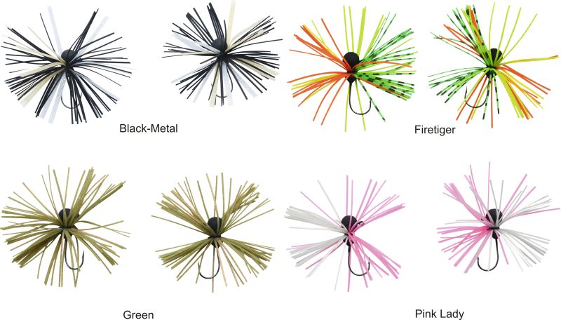 Jig Mini Skirted Jig Head 2ks farba pink lady 10g