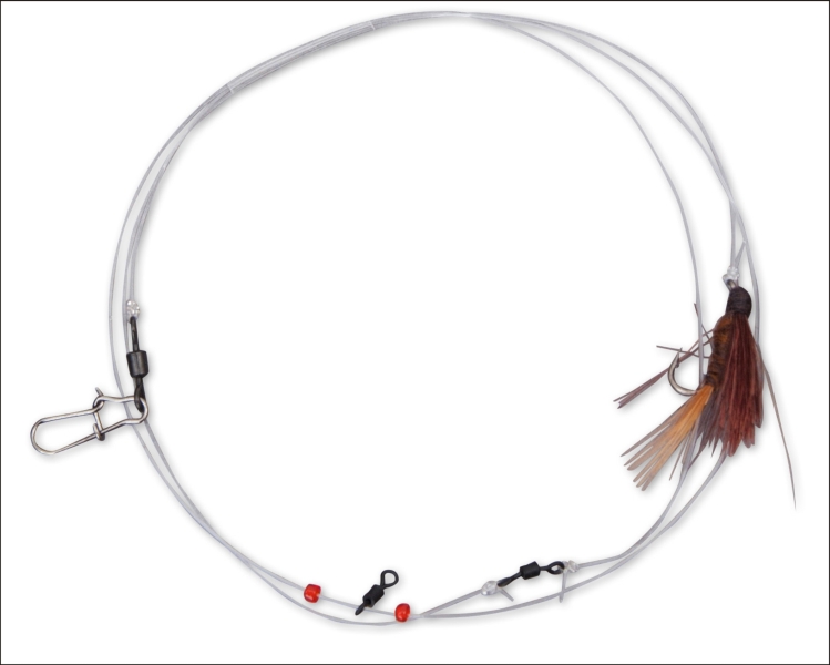 Nadvezec na pstruhov Lifter Rig with Fly 0,35mm 1ks 44 4200003 - Nadvezec na pstruhov Lifter Rig with Fly 0,35mm 1ks
