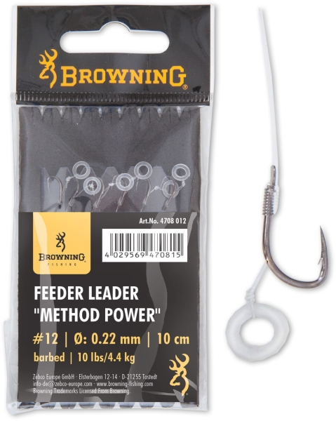 Feeder Leader Method Power Pellet Band bronze 10cm 6 ks