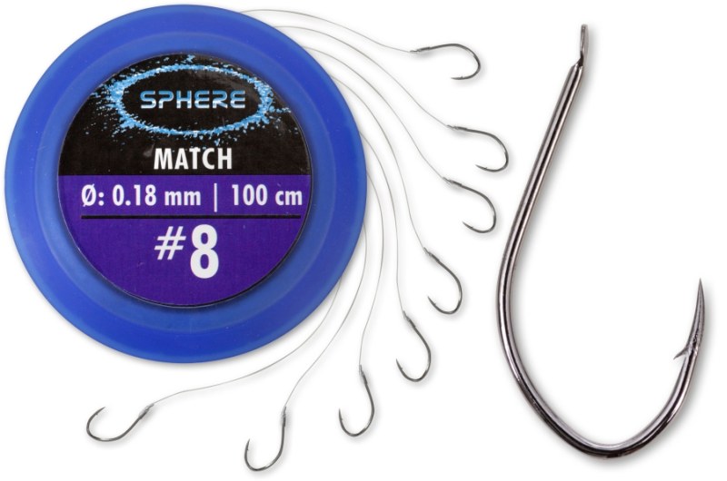 Hotové match nadväzce Browning SPHERE 100cm/8ks Priemer: 0,10mm/1,0kg háčik: 18